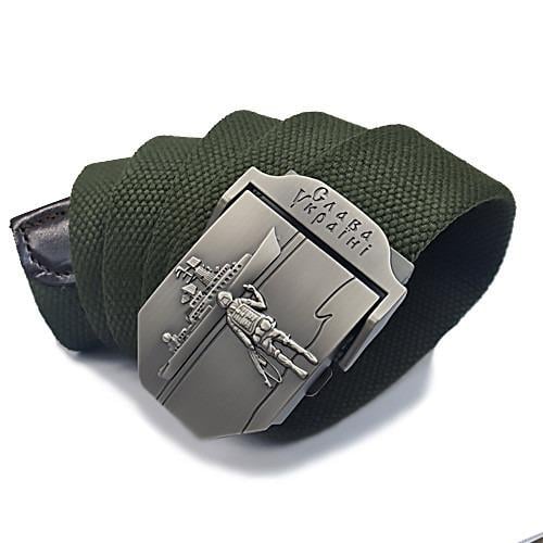 Ремень брючный с пряжкой Русский корабль Olive (3575918) Ремень брючный с пряжкой Русский корабль Olive (3575918)