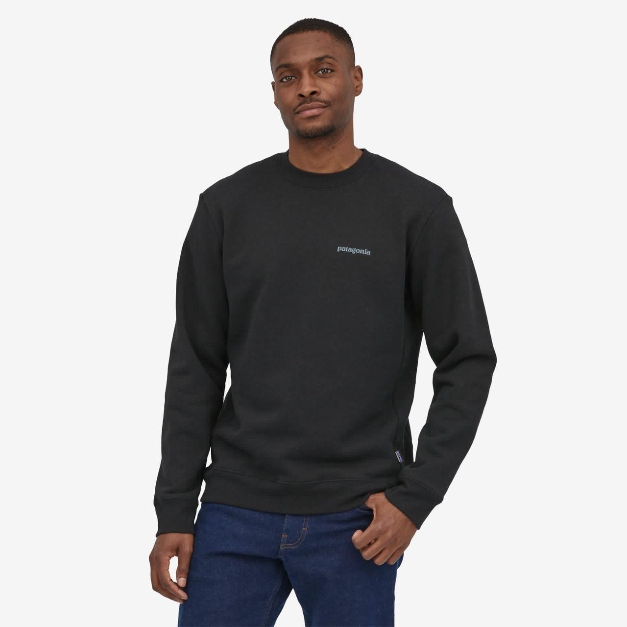 Світшот чоловічий Patagonia Fitz Roy Icon Uprisal Crew Sweatshirt Ink М Black (INBK39667-М) - фото 2