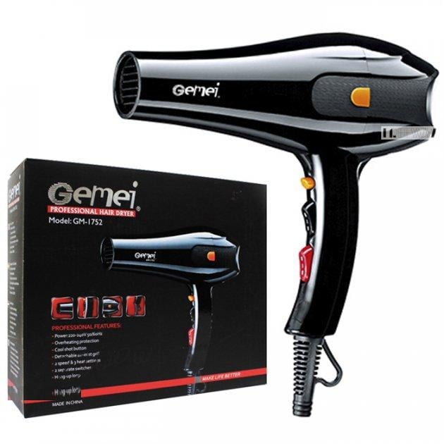 Фен для волос Gemei GM 1752 2300 Вт Фен для волос Gemei GM 1752 2300 Вт