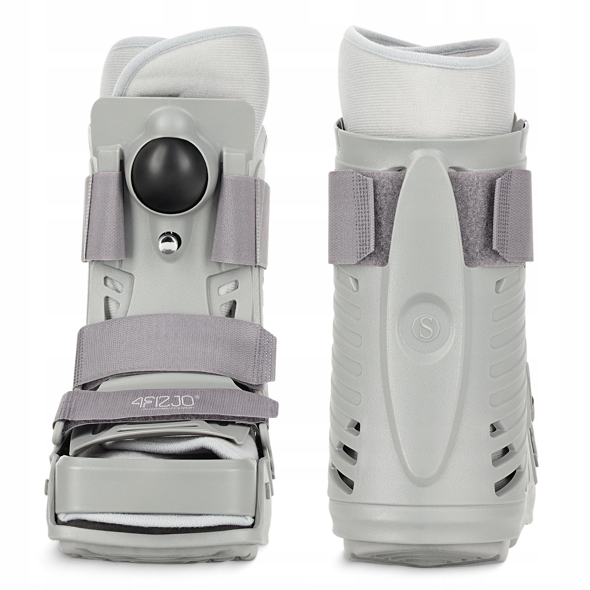 Сапог ортопедический пневматический 4fizjo MED с регулировкой давления L Grey (P-5905973407328) - фото 9