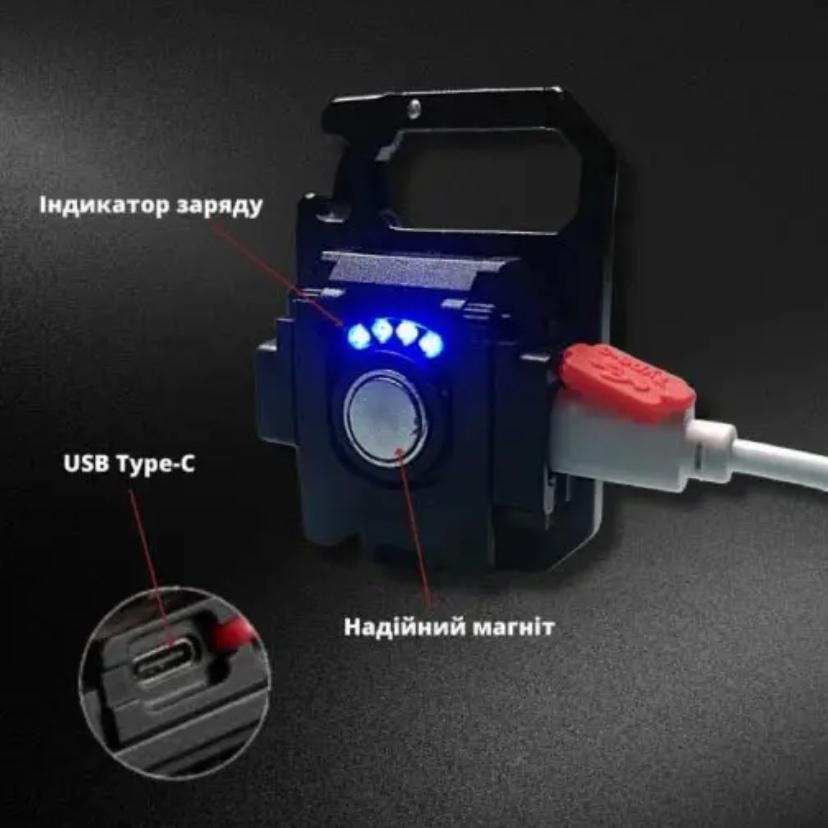 Ліхтар RABLEX RB439 LED COB з червоним світлом та магнітом - фото 3 Ліхтар RABLEX RB439 LED COB з червоним світлом та магнітом - фото 3