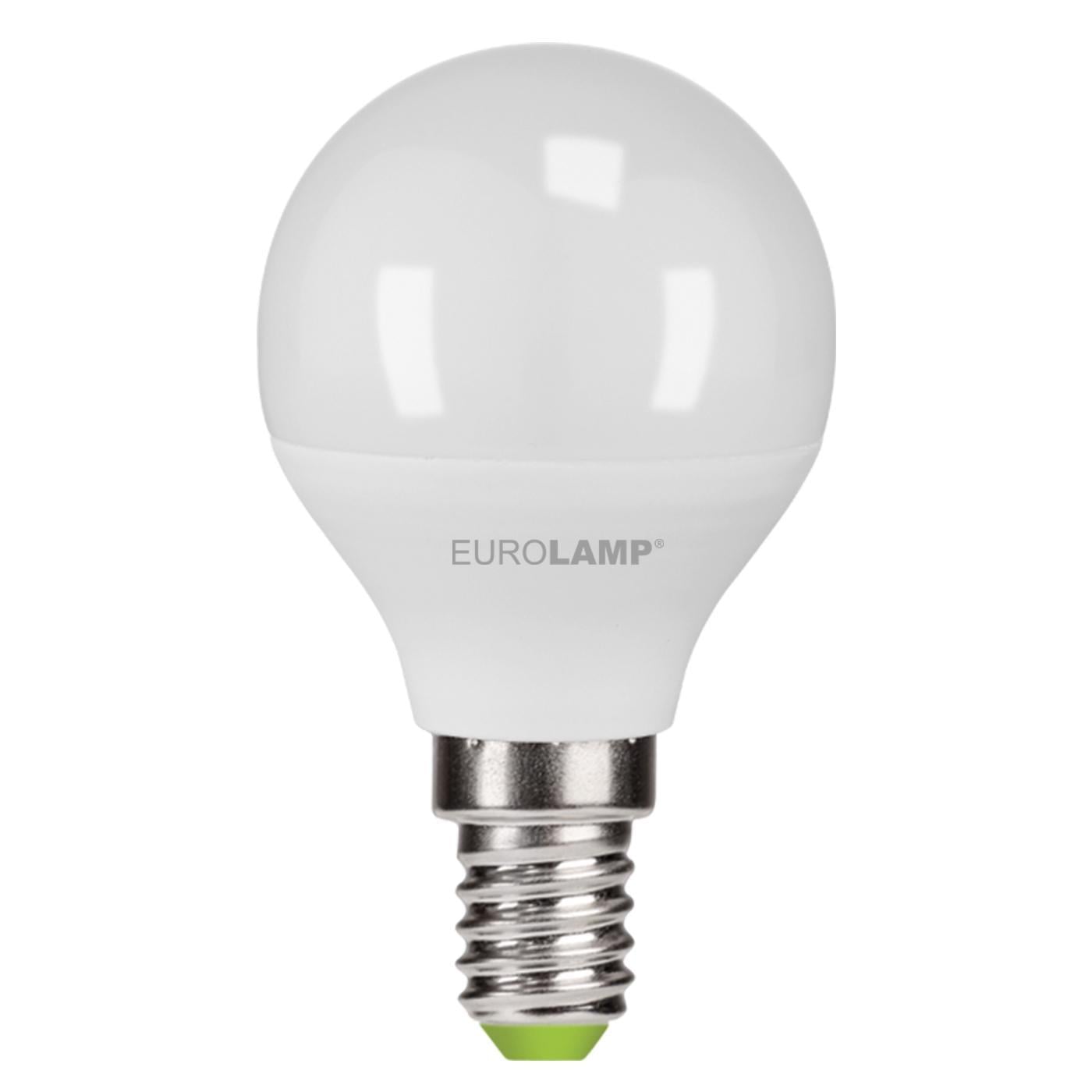 Лампа LED Eurolamp Пуля Эко G45 5W E14 4000K (36486186)