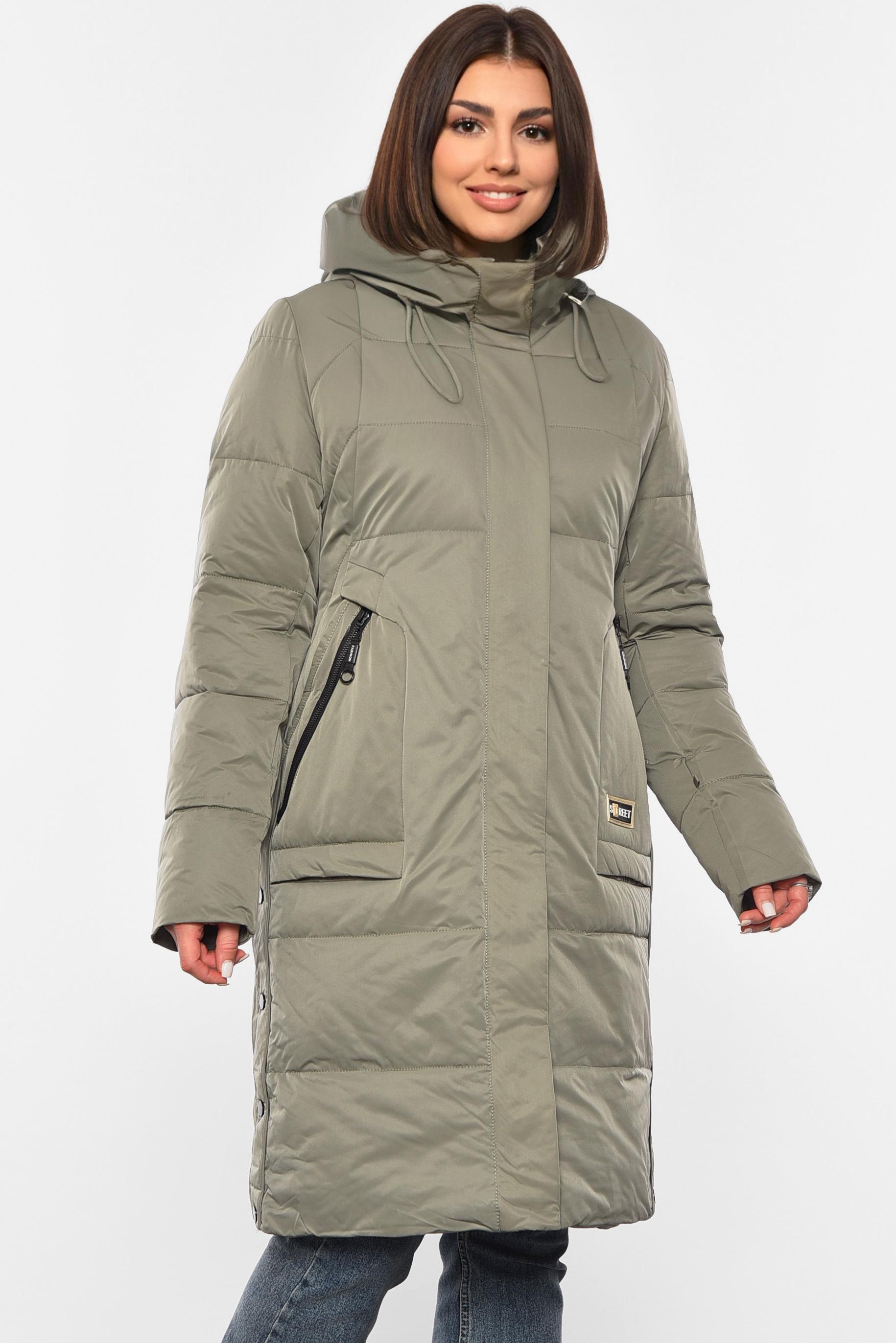 Куртка женская зимняя M Оливковый (193982)