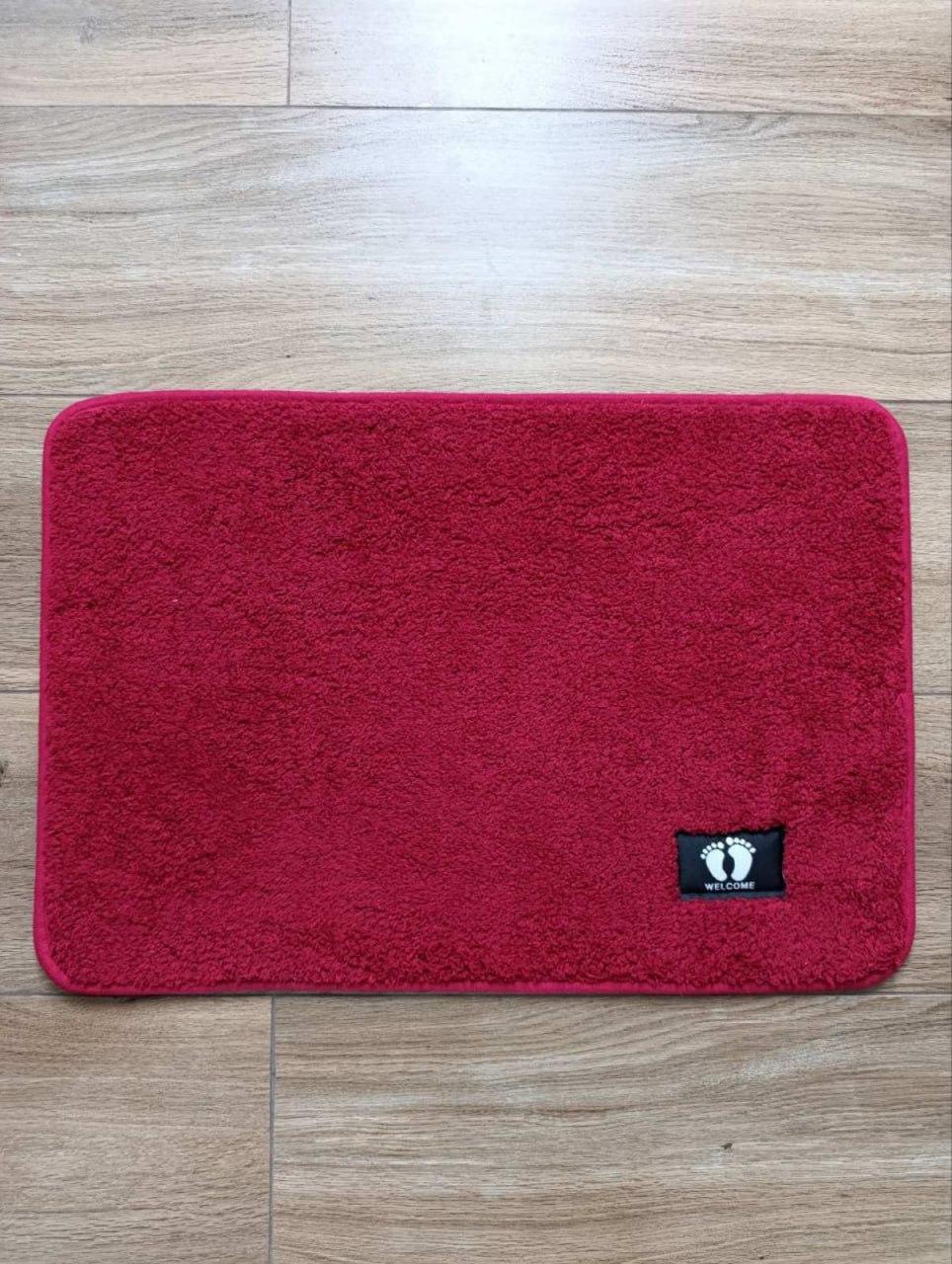 Ковер для дома 60х40 см прорезиненный Красный (П4К-am-mal-kovrik-003-02)