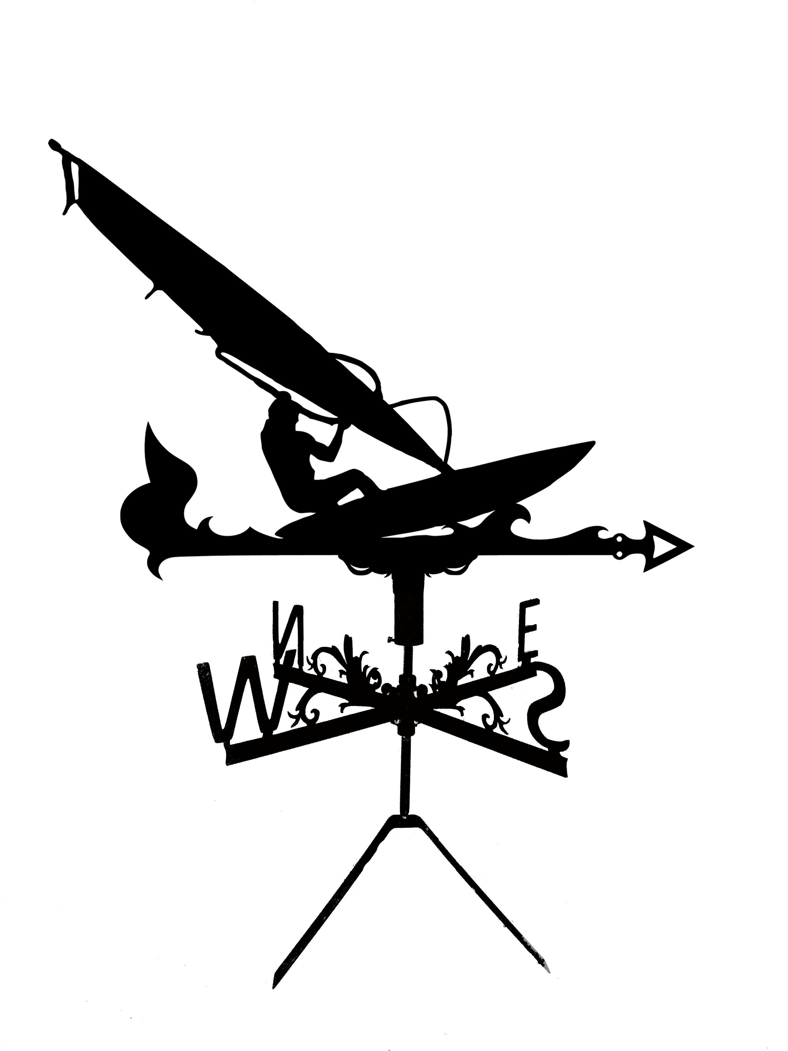 Флюгер на беседку/колодец Серфингист №2 (27453932)