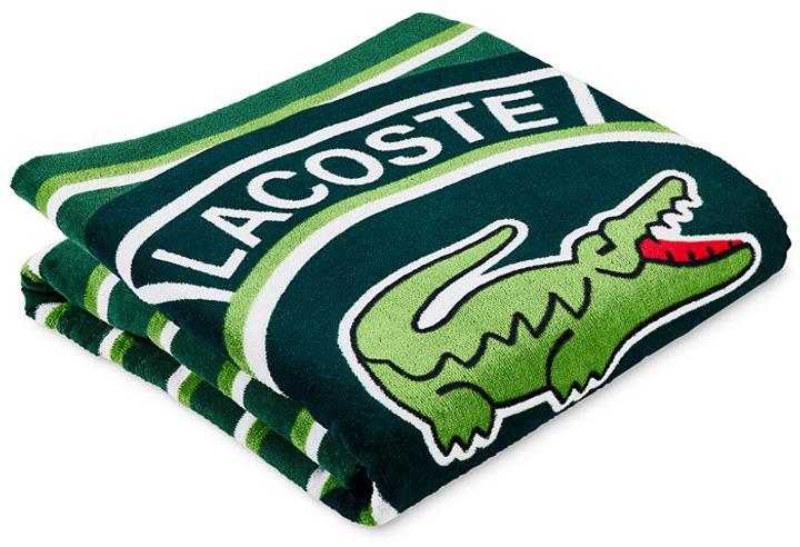 Полотенце пляжное Lacoste Home Cotton Logo Golf Striped 180х90 см - фото 2