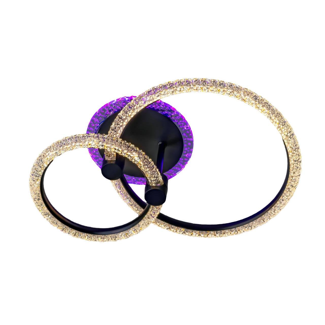 Люстра LED Svet SC-2123/2C BK PK/BU/PL48+8W Люстра LED Svet SC-2123/2C BK PK/BU/PL48+8W