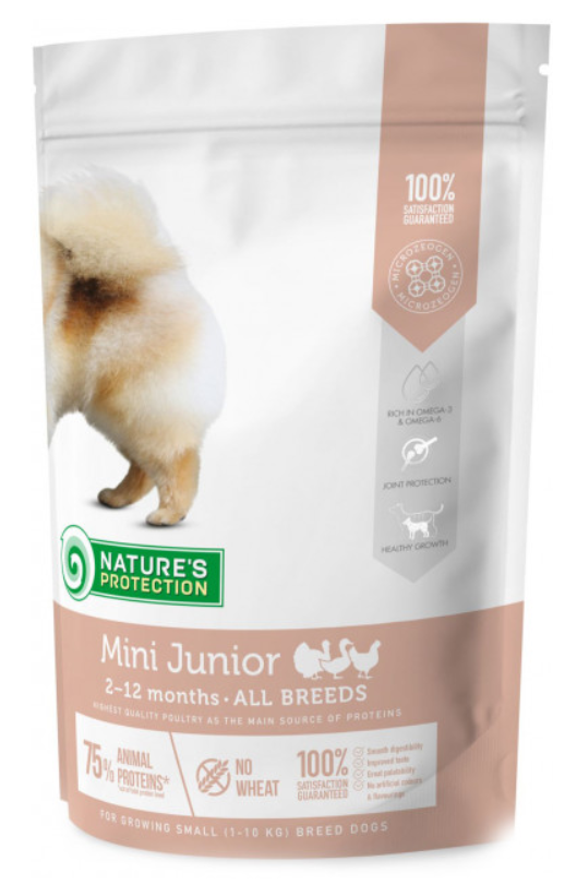 Корм для собак Nature's Protection Mini Junior Small breeds 0,5 кг - фото 1