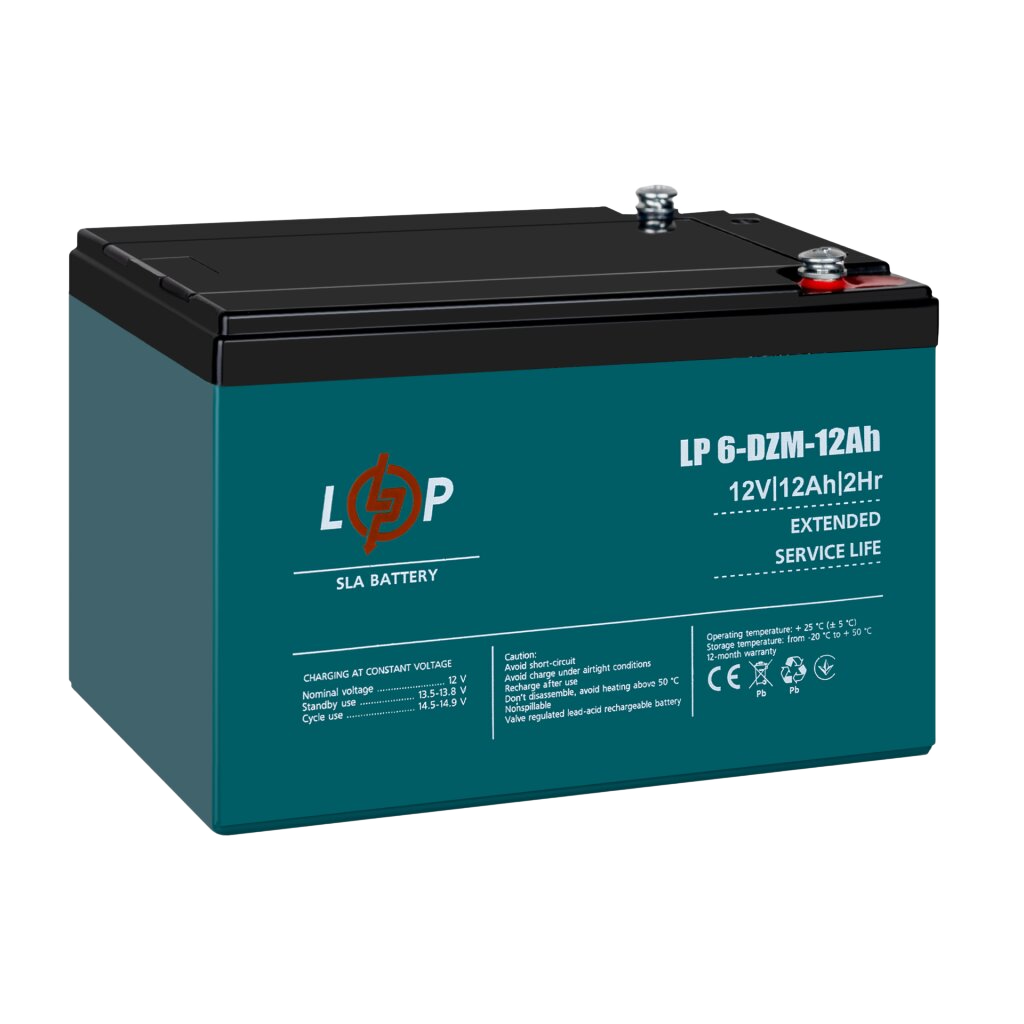 Аккумулятор тяговый оливково-кислотный LP 6-DZM-12 Ah (28153061)