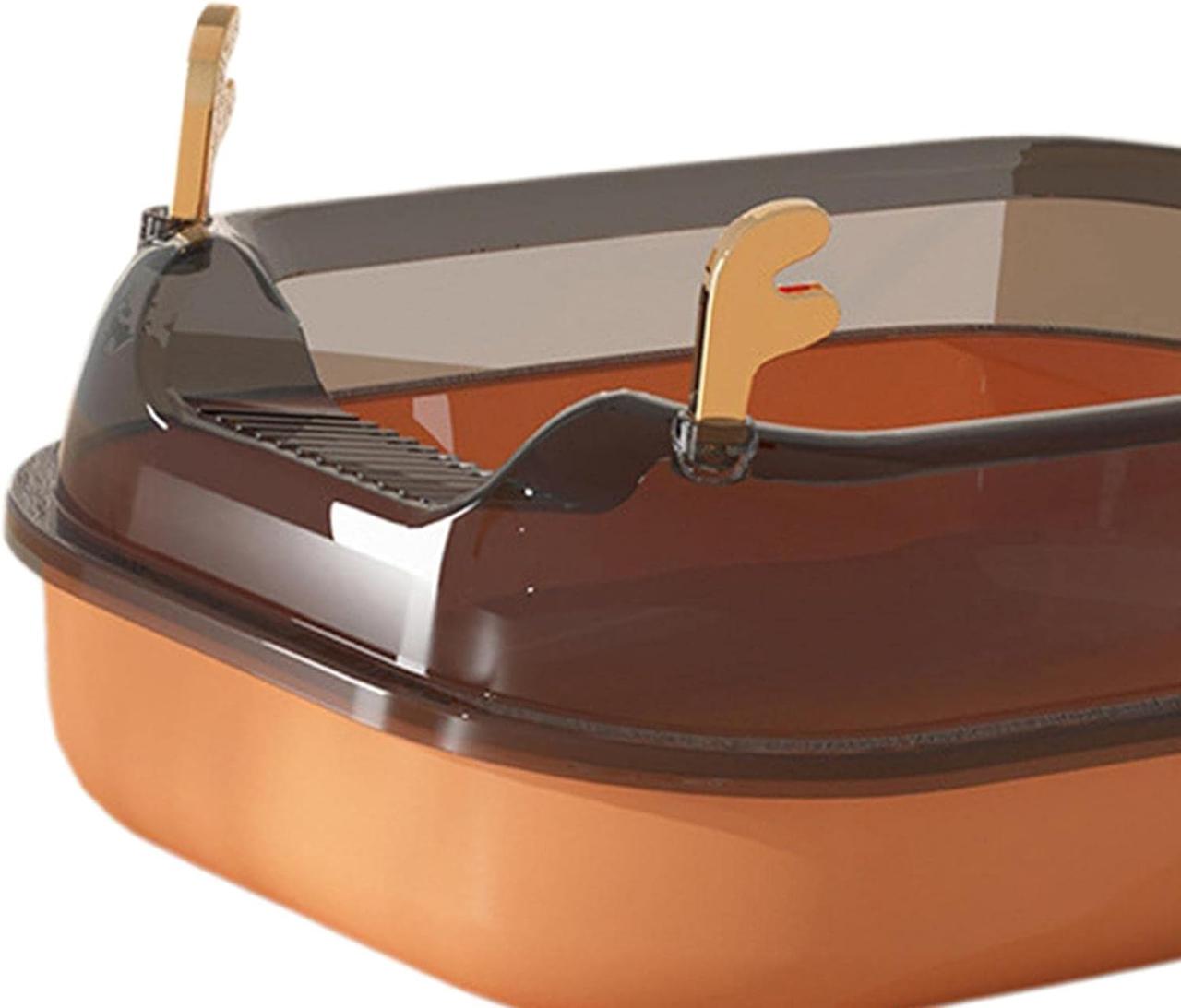 Туалет для кішок ELE PET з лопаткою 36x50x18 см Помаранчевий (2047708839) - фото 2