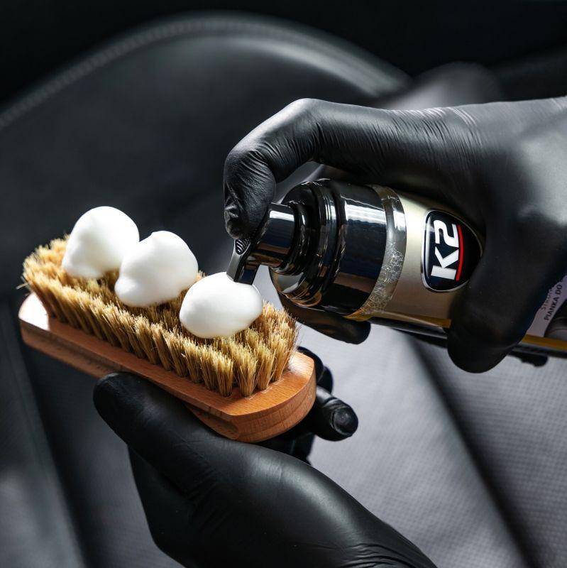 Щітка для очищення шкіряної оббивки K2 Auron Brush Soft 13 см (2508579538) - фото 6 Щітка для очищення шкіряної оббивки K2 Auron Brush Soft 13 см (2508579538) - фото 6