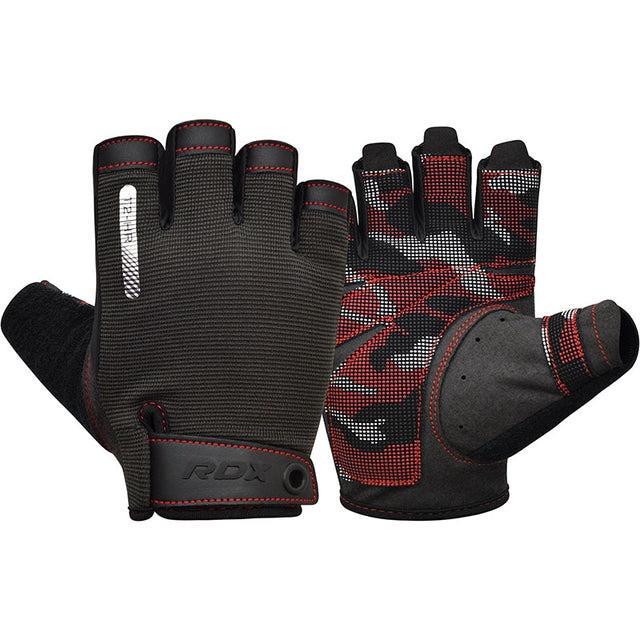 Рукавички для фітнесу RDX T2 Half S Red (3070040662) Рукавички для фітнесу RDX T2 Half S Red (3070040662)
