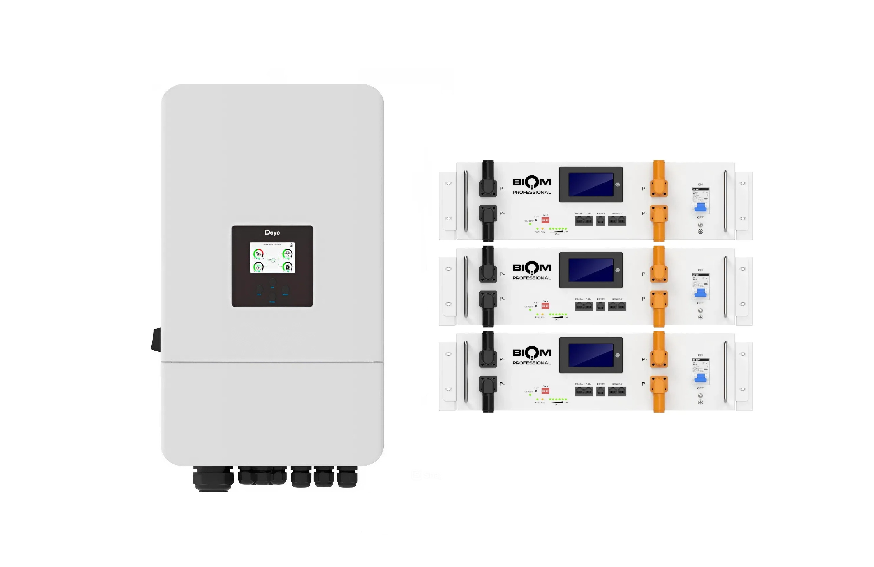 Инвертор Deye SUN-12K-SG05LP3-EU 12 кВт и три батареи Biom Professional BALFP-R512100-UNI 5,12 кВт·ч (33148590) Инвертор Deye SUN-12K-SG05LP3-EU 12 кВт и три батареи Biom Professional BALFP-R512100-UNI 5,12 кВт·ч (33148590)