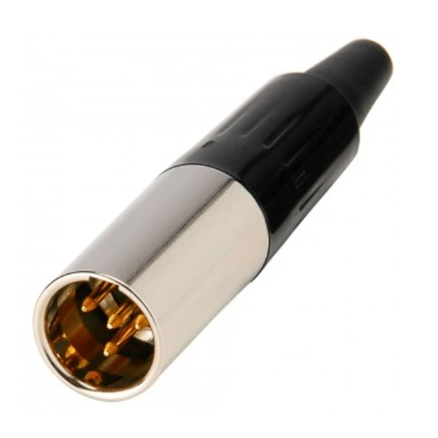 Кабельный разъем Moco SA102-4Pmini XLR штекер 4 контактов 1 шт. (000049382)