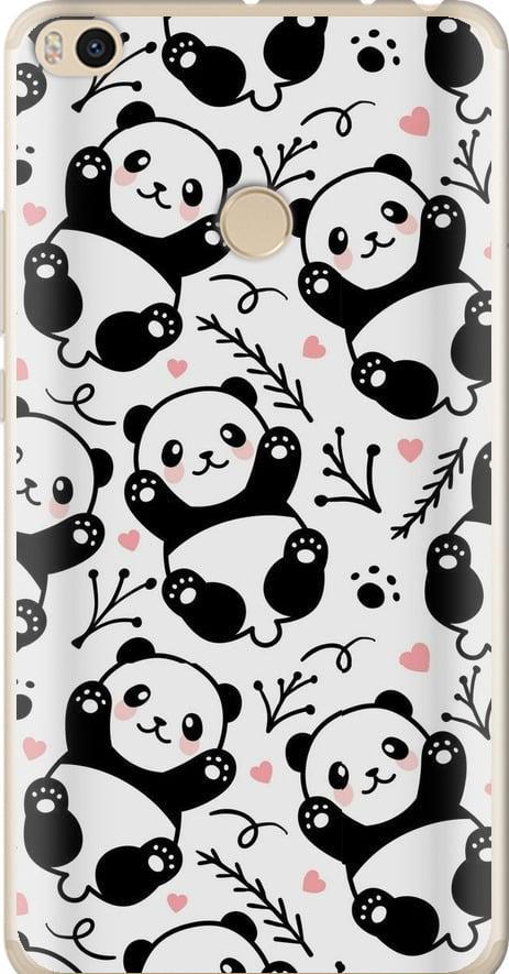 Чехол на Xiaomi Mi Max 2 Панды (4318t-994-42517)