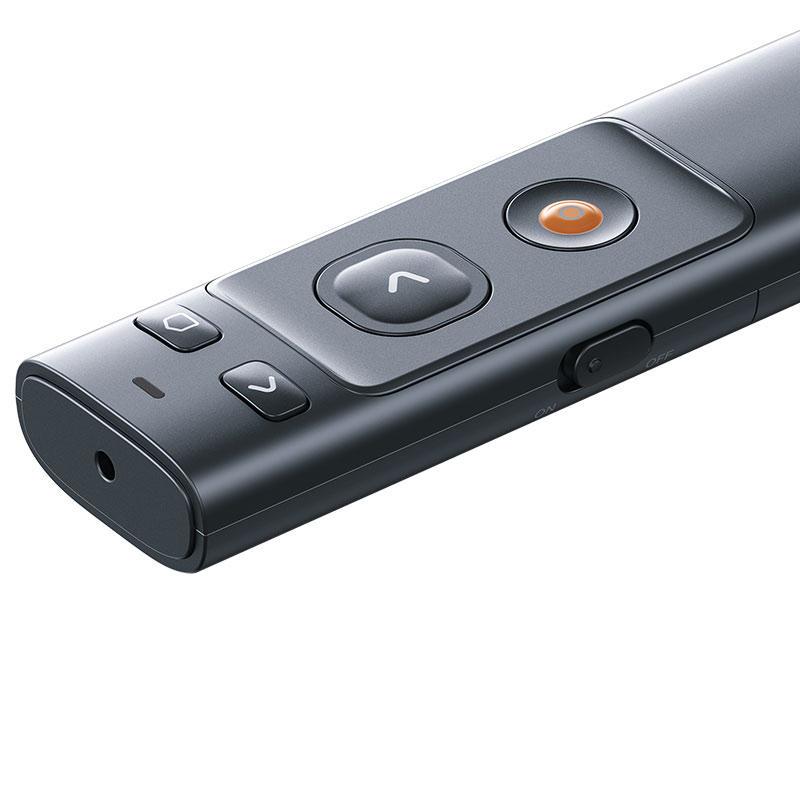 Лазерная указка Baseus Orange Dot Wireless Presenter ACFYB-BOG Серый - фото 4