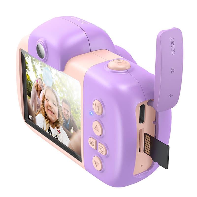 Фотокамера дитяча Hoco DV201 Dual lens Pink (00000073160_2) - фото 2