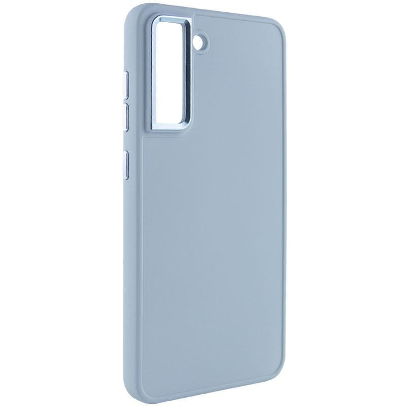 Противоударный TPU чехол Bonbon Metal Style для Samsung Galaxy S24+ Голубой / Mist blue