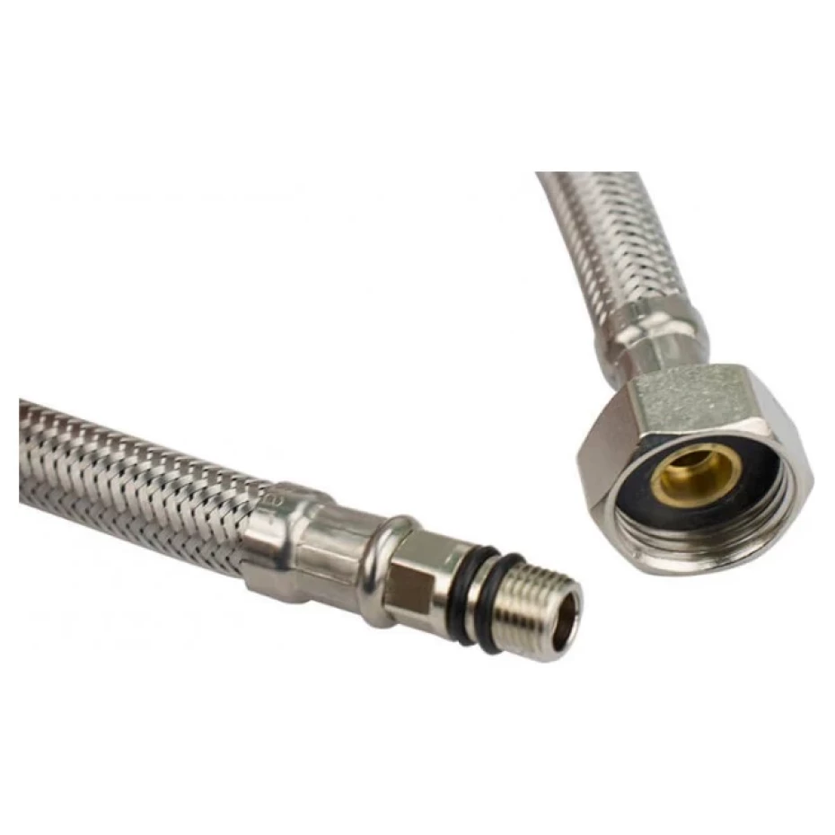 Шланг Profactor в нержавеющей оплетке 1/2" М10 короткая игла 0,3 м в силиконе PF WFH 525.30 K (AKD48546)