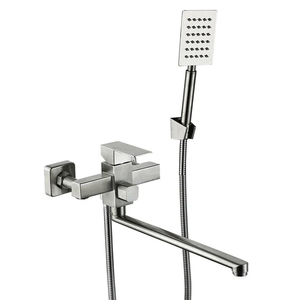 Смеситель для ванны Wezer PRO7-02 сатин (1034707)