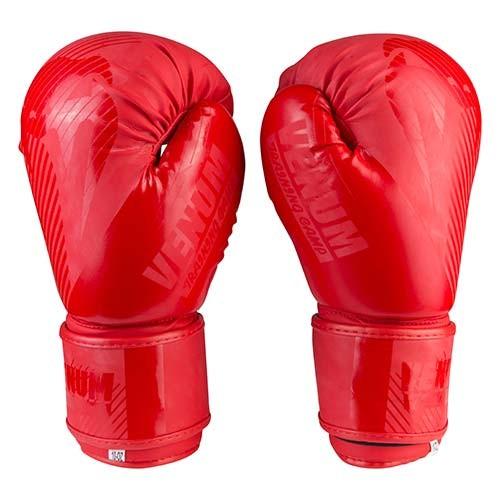 Перчатки боксерские на липучке искусственная кожа 8 oz Красный (VM2955/8R)