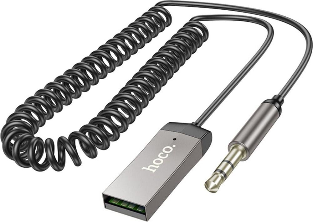 Ресивер аудіо Hoco Bluetooth E78 Gray (37540) - фото 3 Ресивер аудіо Hoco Bluetooth E78 Gray (37540) - фото 3
