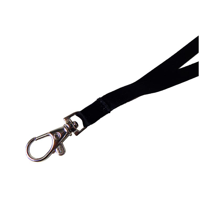 Шнурок для бейджа Ardix с одним карабином 46,5 см 10 шт. Черный (07-033-BK)