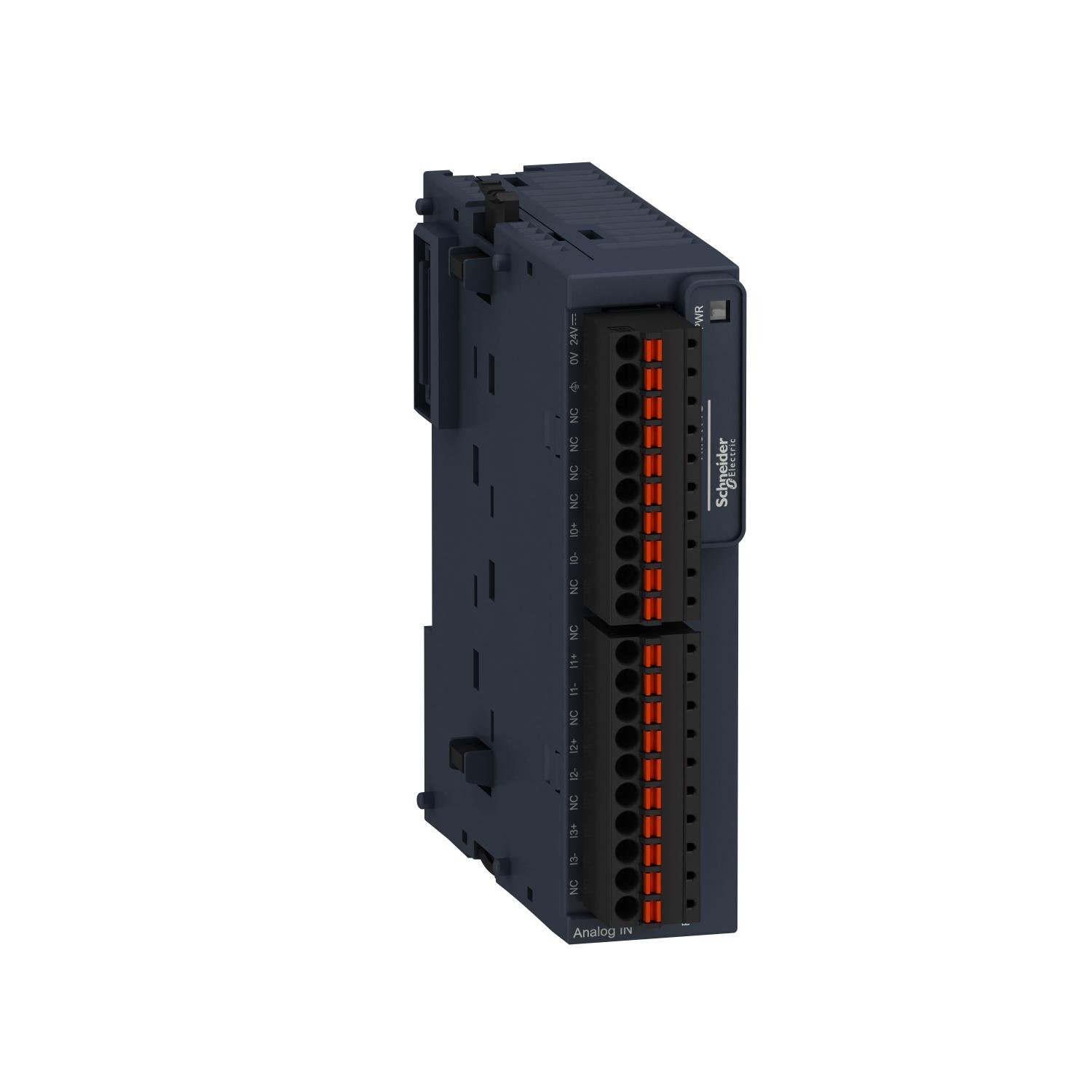 Модуль Schneider Electric TM3 4 температурных входа 24V DC пружинные (TM3TI4G)