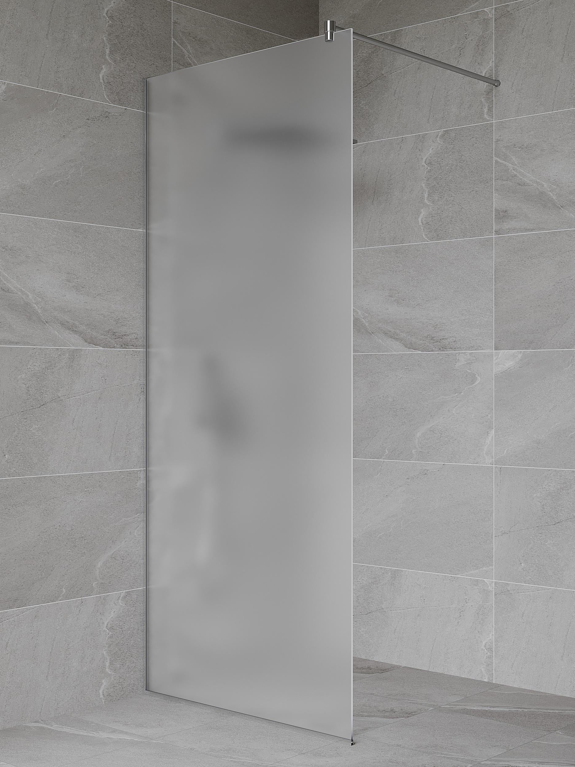 Перегородка для душа скляна 500х2000 мм матова Angie скло для душової кабіни