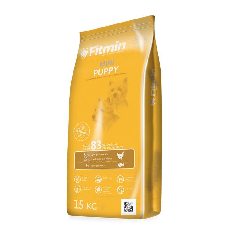 Корм полноценный для щенков от 2-х до 10-ти месяцев/беременных и лактирующих сук малых пород Fitmin Dog Mini Puppy 1,5 кг (A-002709) Корм полноценный для щенков от 2-х до 10-ти месяцев/беременных и лактирующих сук малых пород Fitmin Dog Mini Puppy 1,5 кг (A-002709)