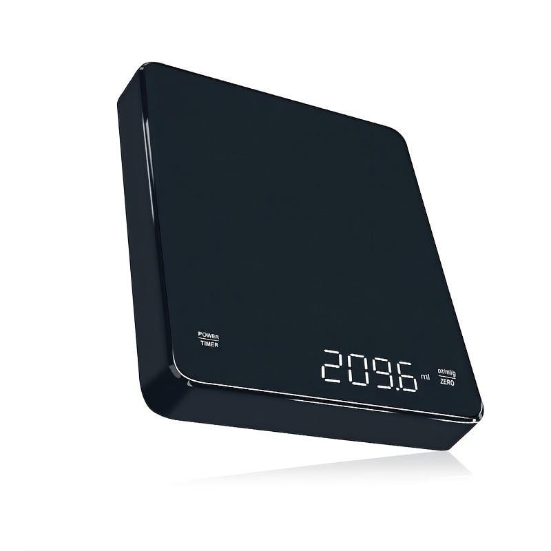 Весы кухонные с сенсорным управлением на батарейках LCD-дисплей 3 кг/0,1 г Черный Весы кухонные с сенсорным управлением на батарейках LCD-дисплей 3 кг/0,1 г Черный