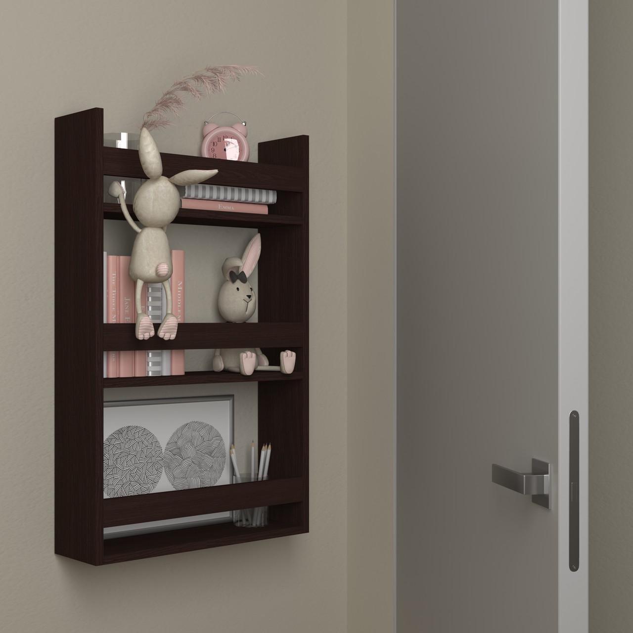 Полка детская навесная из ДСП Венге темный (DP-4V) - фото 1