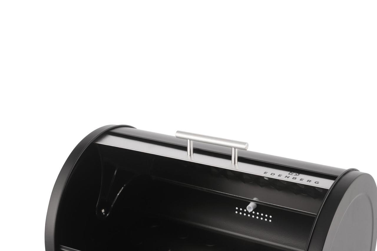 Хлебница Edenberg из нержавеющей стали 37,5x24x18 см (EB-151) - фото 4 Хлебница Edenberg из нержавеющей стали 37,5x24x18 см (EB-151) - фото 4