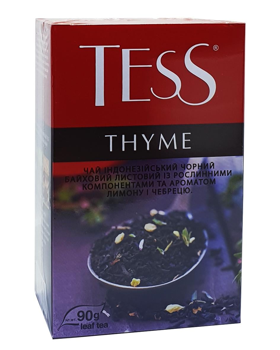 Чай черный Tess Thyme с ароматом лимона и чабреца 90 г (53230)