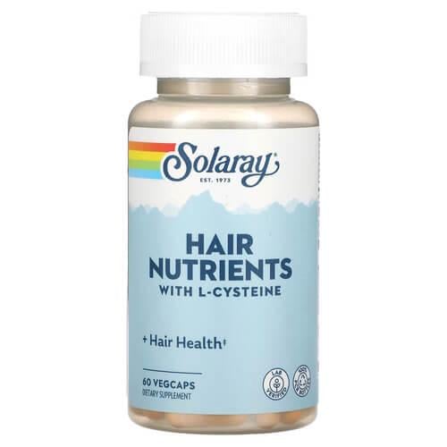 Витамины для женщин Solaray Hair Nutrients with L-Cysteine ​​60 VegCaps (SOR-04790)