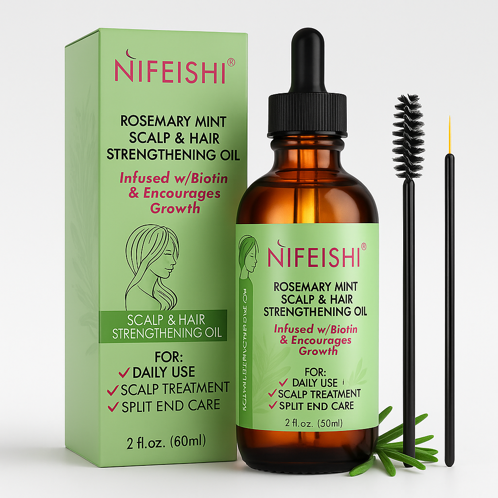 Масло для волос и кожи головы NIFEISHI Rosemary Mint 60 мл Масло для волос и кожи головы NIFEISHI Rosemary Mint 60 мл