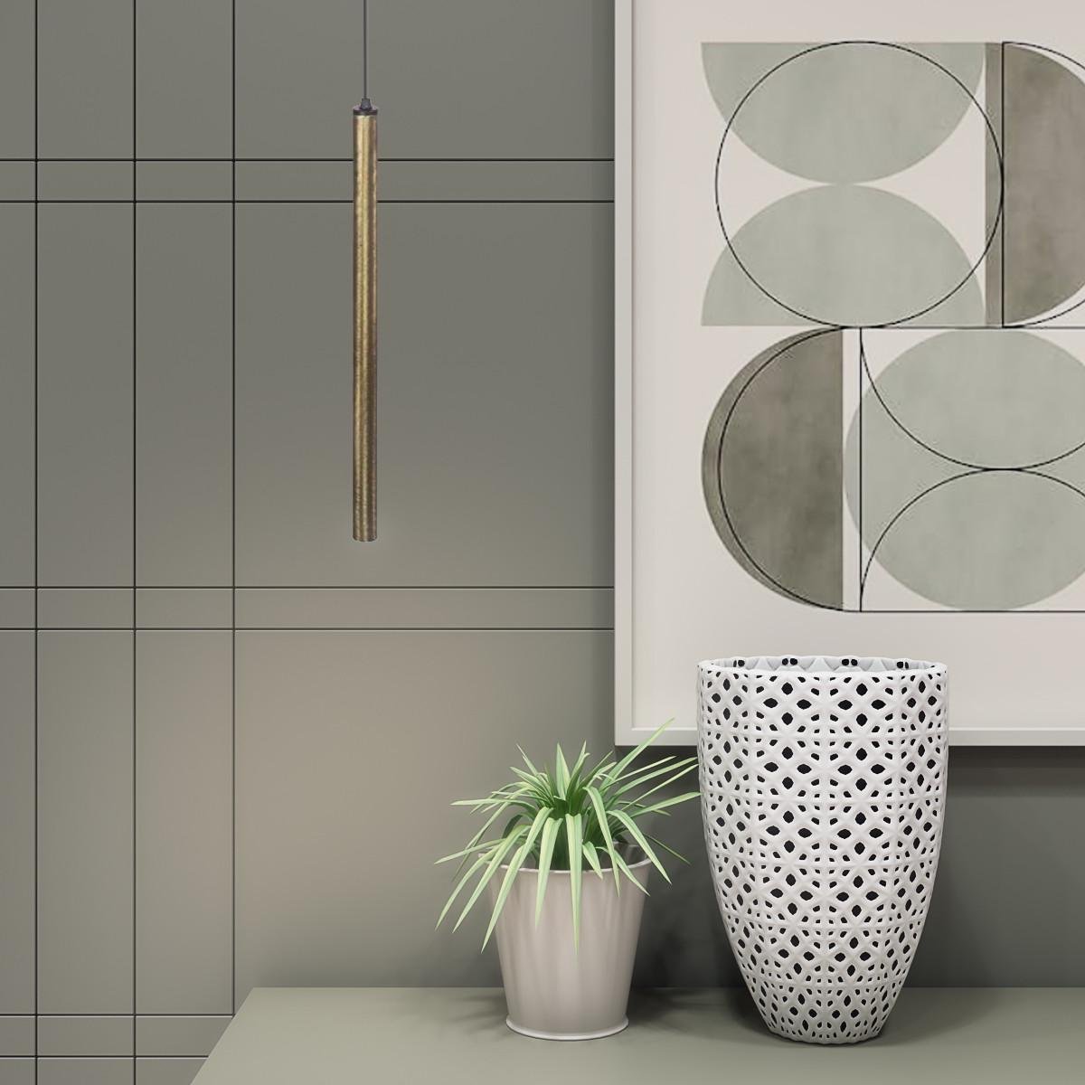 Підвісний світильник MSK ELECTRIC Beatrice під одну лампу G9 Бронзовий (NL 3045 BN) - фото 2 Підвісний світильник MSK ELECTRIC Beatrice під одну лампу G9 Бронзовий (NL 3045 BN) - фото 2