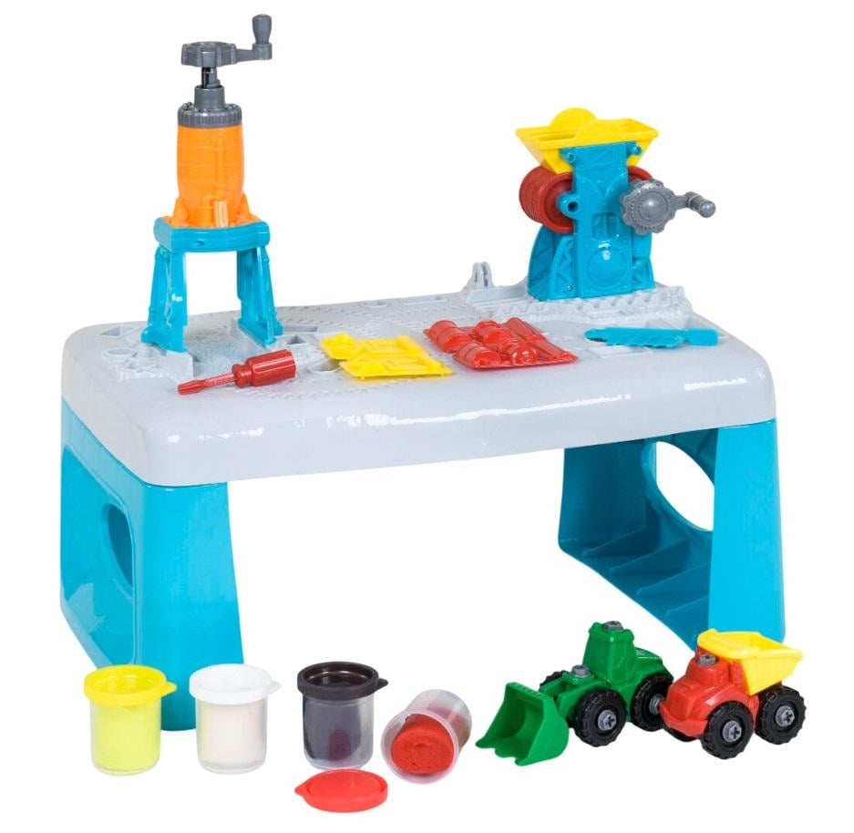 Тесто для лепки детское Земляные работы 42 детали/4 баночки теста/столик Multicolor (66701) Тесто для лепки детское Земляные работы 42 детали/4 баночки теста/столик Multicolor (66701)