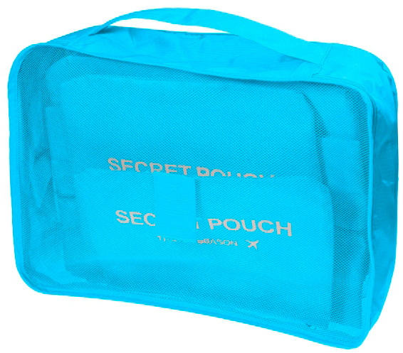 Набор органайзеров для путешествий Wellamart 7 шт Голубой (56940002)