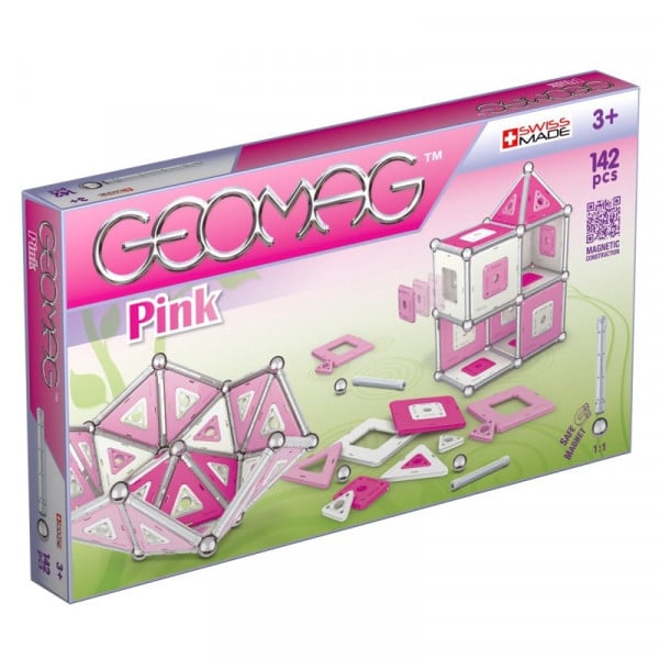 Конструктор Geomag Panels 142 деталі Рожевий
