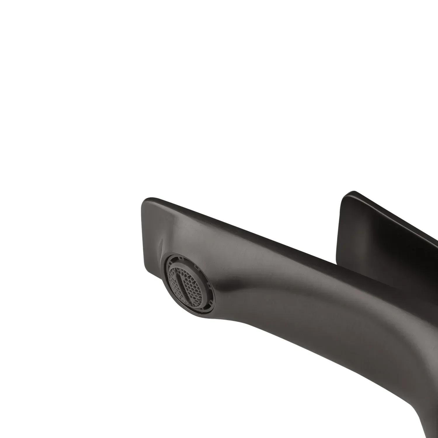 Набір змішувачів для ванни з довгим виливом Kroner KRP Graz Графітовий (GRP070/GRP010) - фото 9