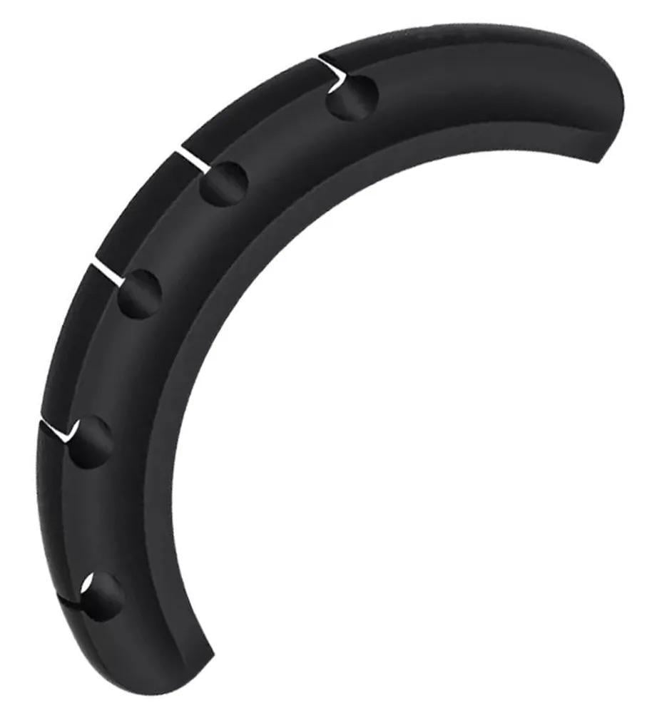 Органайзер для проводов и зарядок силиконовый 5 отделений Черный (D-0054) - фото 4 Органайзер для проводов и зарядок силиконовый 5 отделений Черный (D-0054) - фото 4