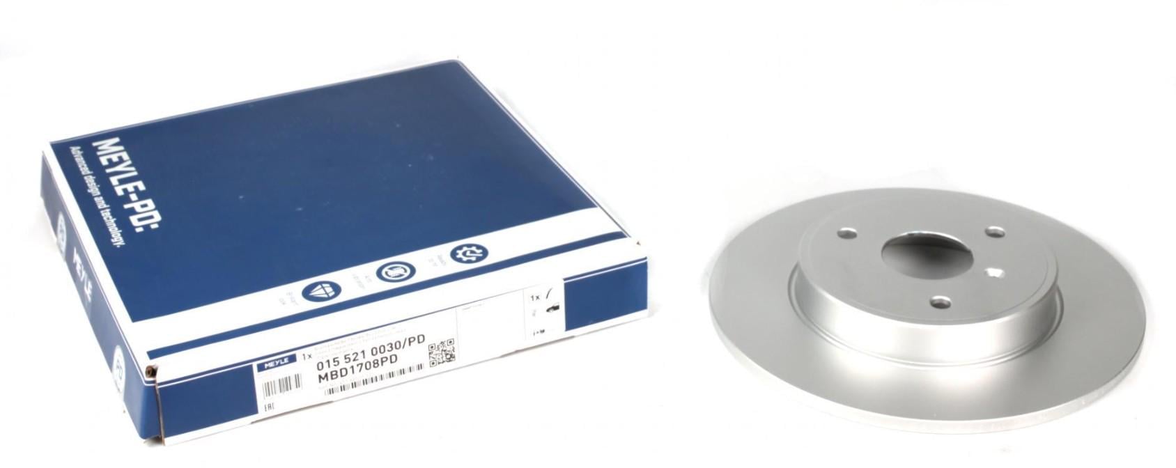 Диск тормозной передний Meyle для Smart Fortwo 0,8/1.0 CDi 07-280x9,6 мм (015 521 0030/PD)