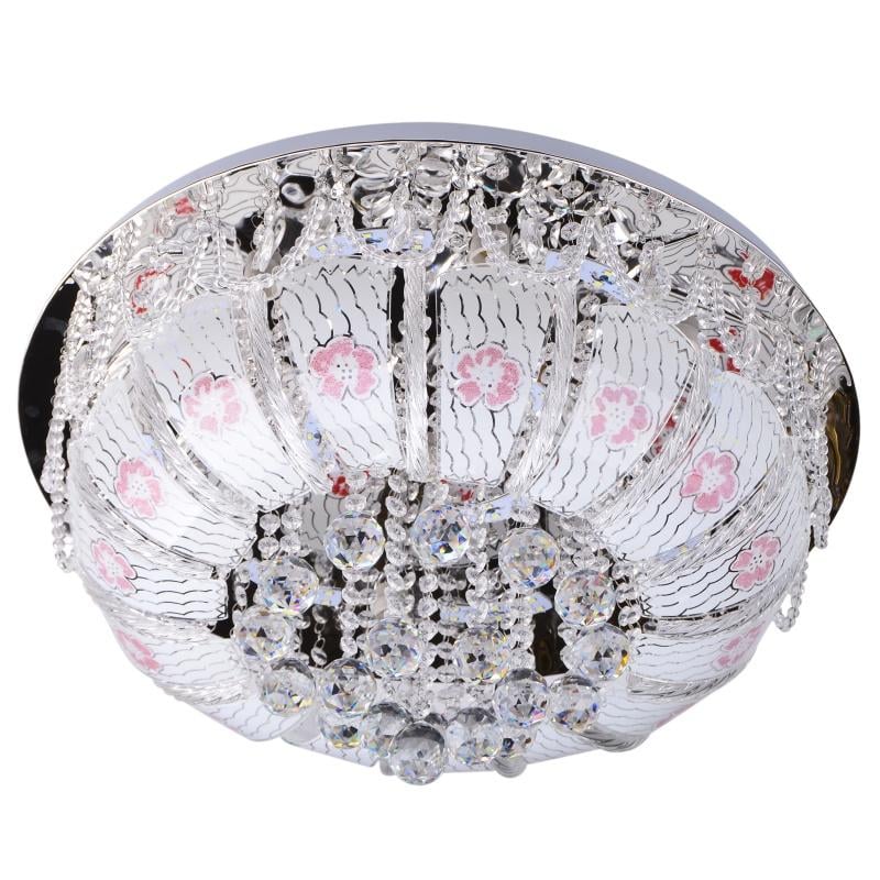 Люстра стельова Brille BCL-617C/9 E14 торт з підсвічуванням і пультом