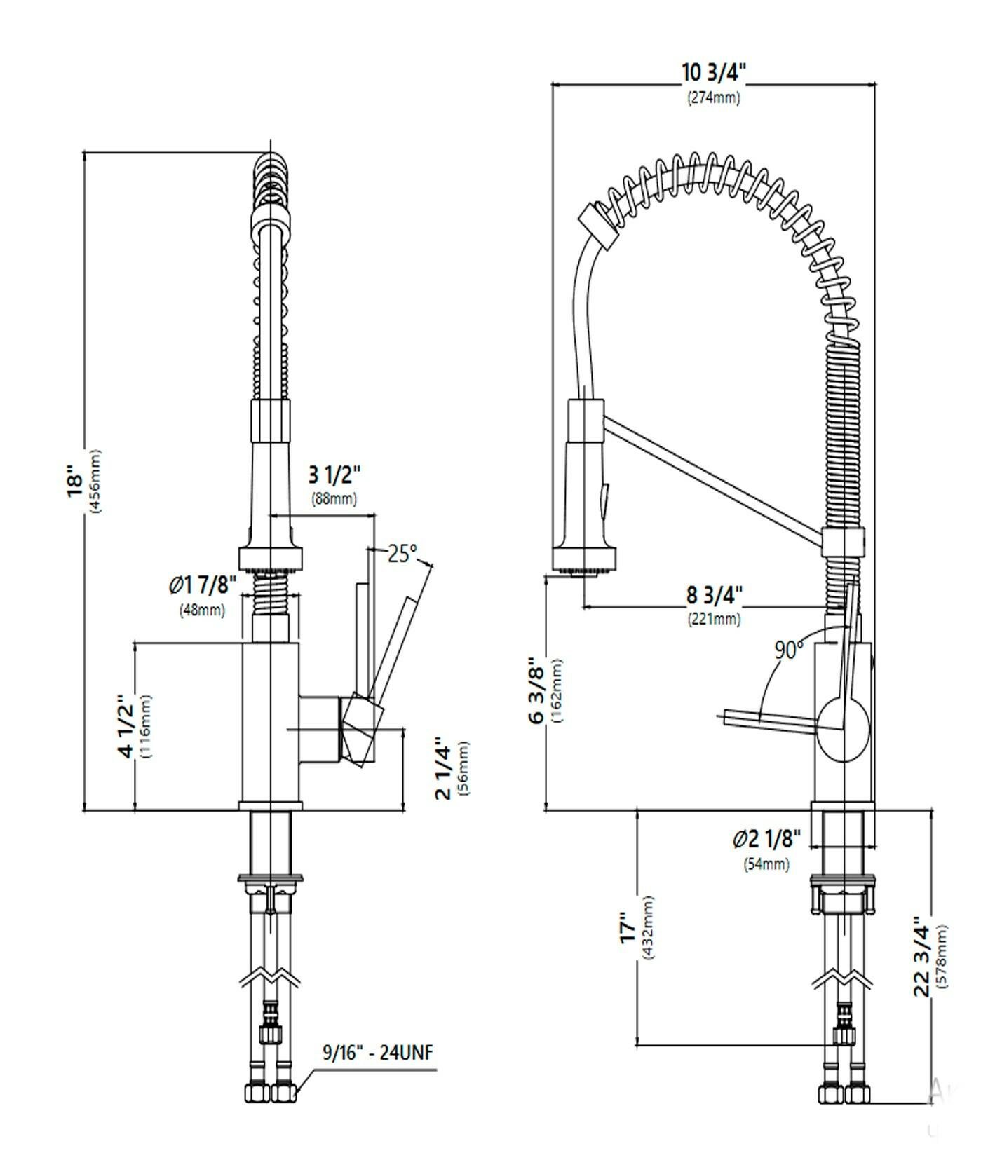 Смеситель кухонный с пружиной KRAUS Bolden KPF-1610SFACBMB Бронзовый/Черный (87326) - фото 2