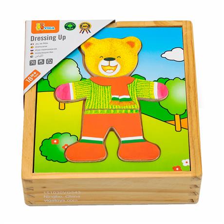 Игровой набор Viga Toys Гардероб мишки (18184) Игровой набор Viga Toys Гардероб мишки (18184)