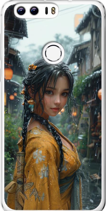 Чехол на Huawei Honor 8 Anime-girl (6133u-351-42517)