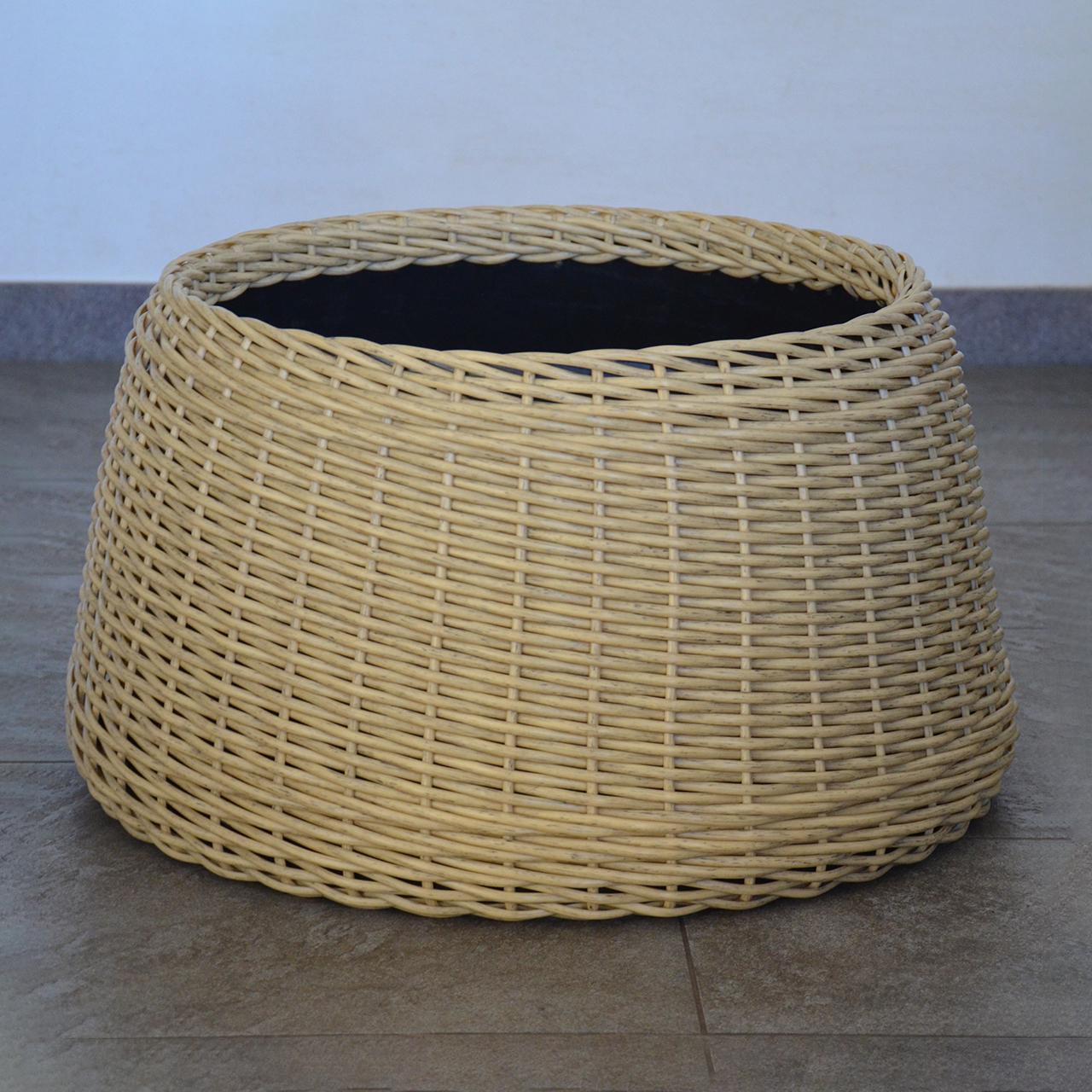 Подставка-юбка под елку плетеная из искусственного ротанга/ручной работы M Светлое дерево (23296059) - фото 2 Подставка-юбка под елку плетеная из искусственного ротанга/ручной работы M Светлое дерево (23296059) - фото 2