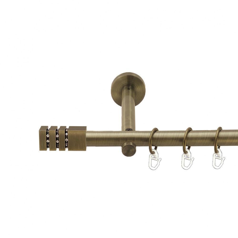 Карниз Orvit Ацтека однорядный профильный 16 мм 400 см Антик (00-00013453)