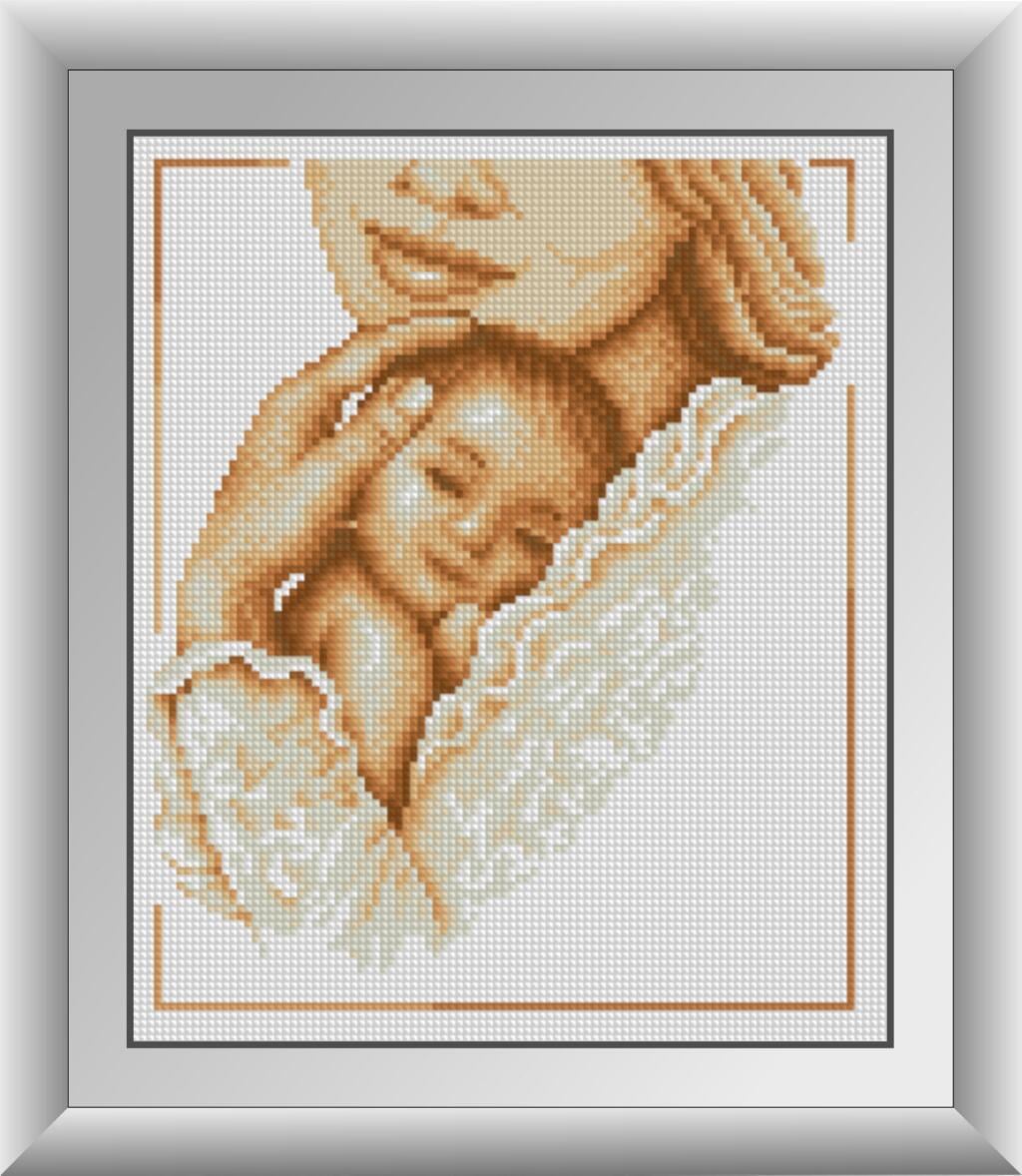 Алмазная мозаика Dream Art Мать и ребенок 25x30 см (DA.30447)